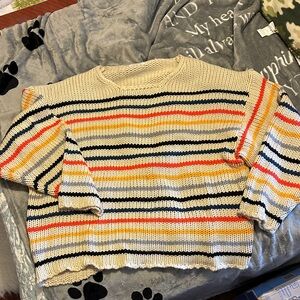 Striped Multicolor Women's Sweater